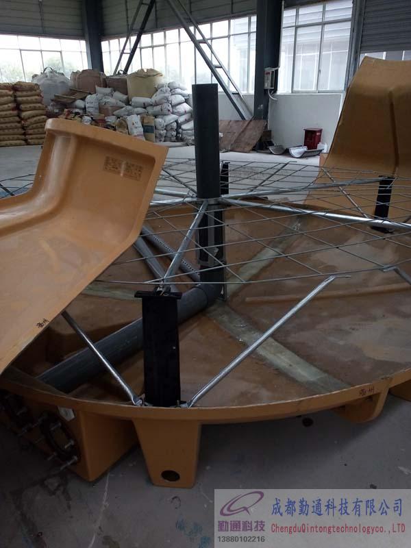 圓形逆流式冷卻塔安裝現場