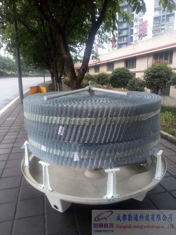 重慶50T圓形逆流冷卻塔施工現場