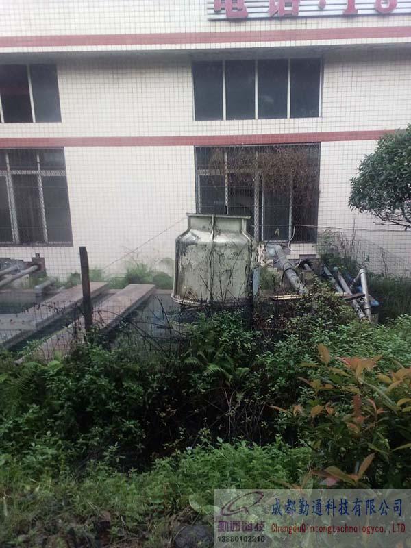 重慶50T圓形逆流冷卻塔施工現場