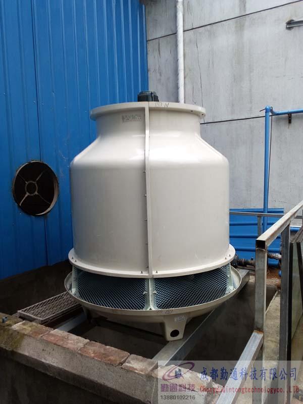 成都溫江40T冷卻塔施工現場