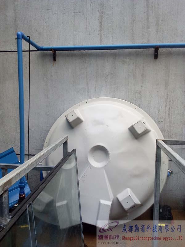 成都溫江40T冷卻塔施工現場