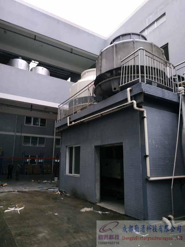 簡陽GL-200T冷卻塔，100T舊塔維修現場