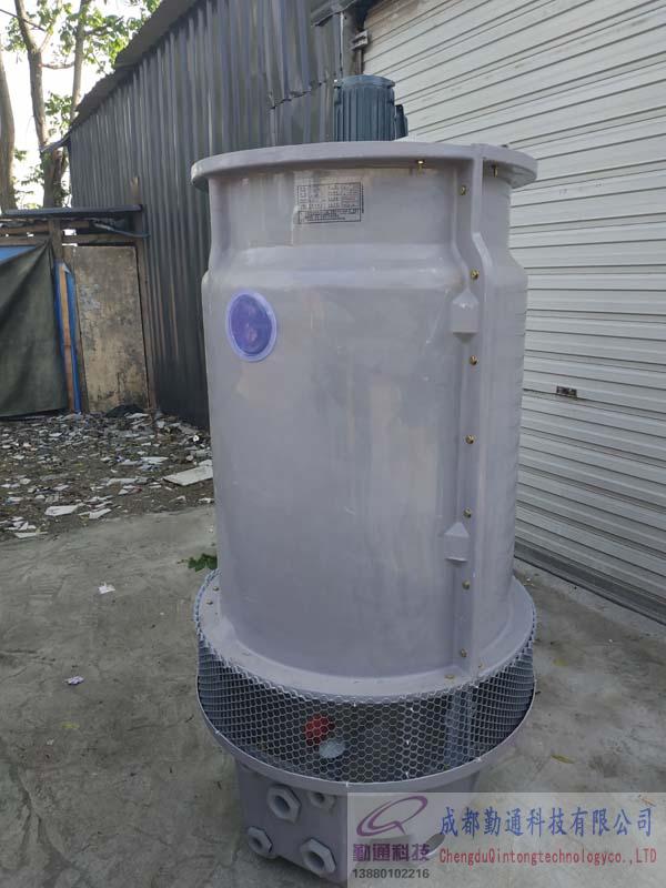 西藏西昌芒康10T圓形逆流冷卻塔發貨現場