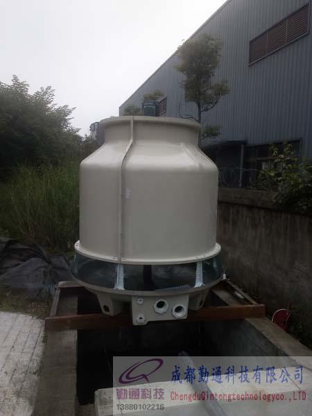 成都大邑沙渠工業園GL-40T冷卻塔水循環系統工程案例