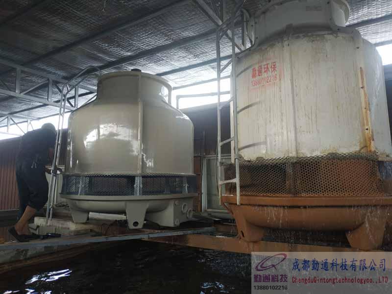 德陽50T冷卻塔安裝現場
