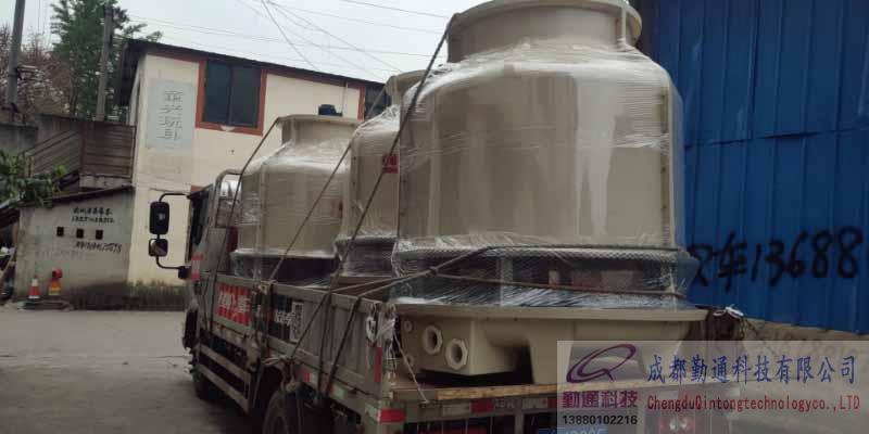 四川眉山仁壽凍庫用3臺GL系列冷卻塔