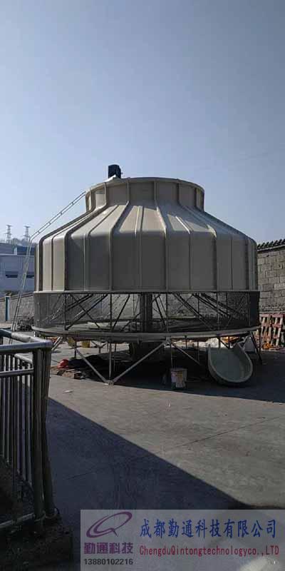 500T冷卻塔安裝現場