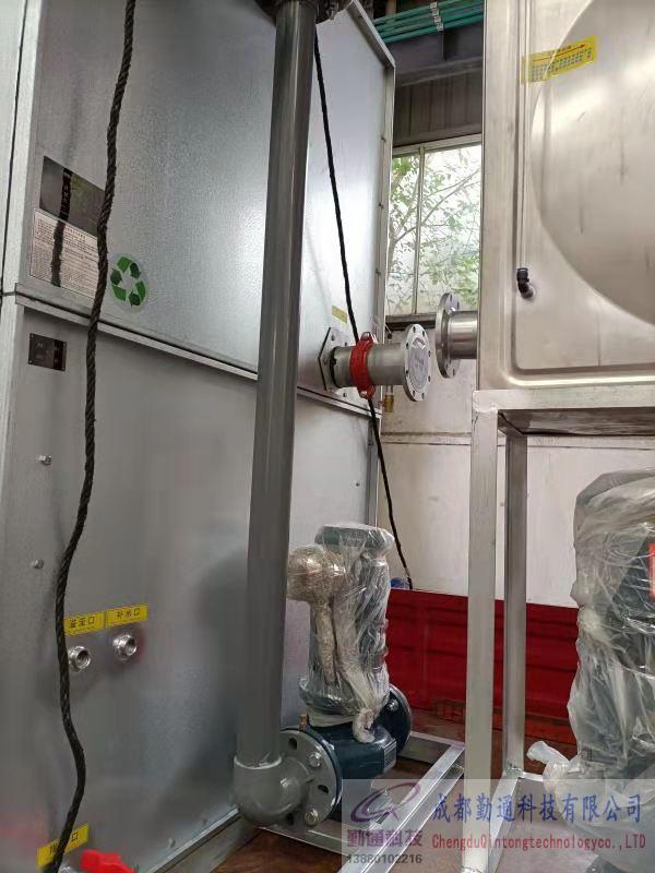 四川眉山彭山500T冷卻塔安裝現場