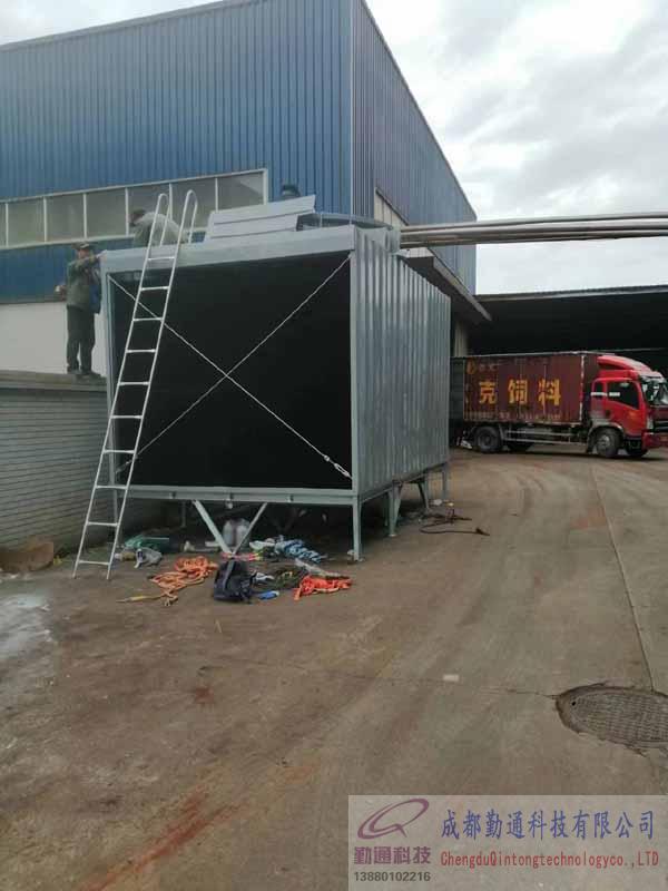 綿陽橫流冷卻塔安裝現場