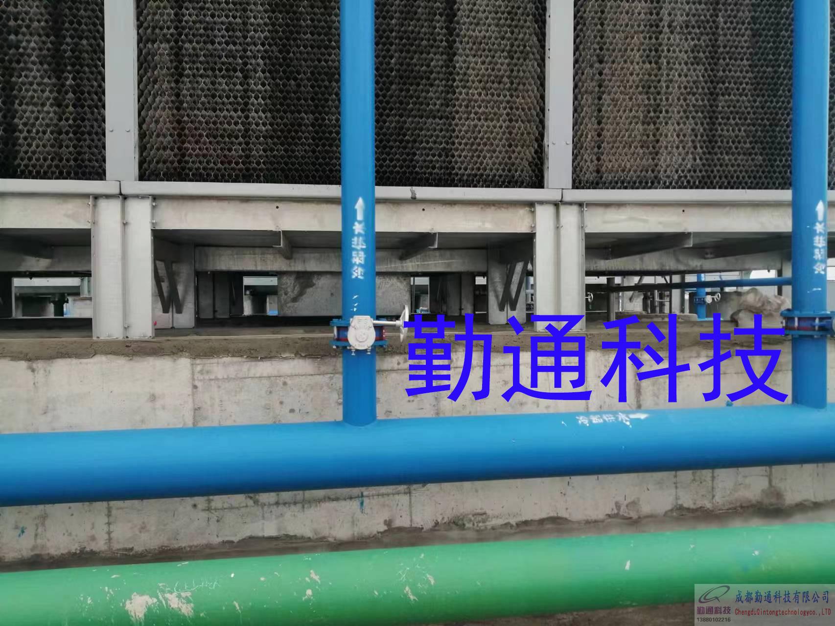 自貢橫流塔冷卻塔填料更換現場