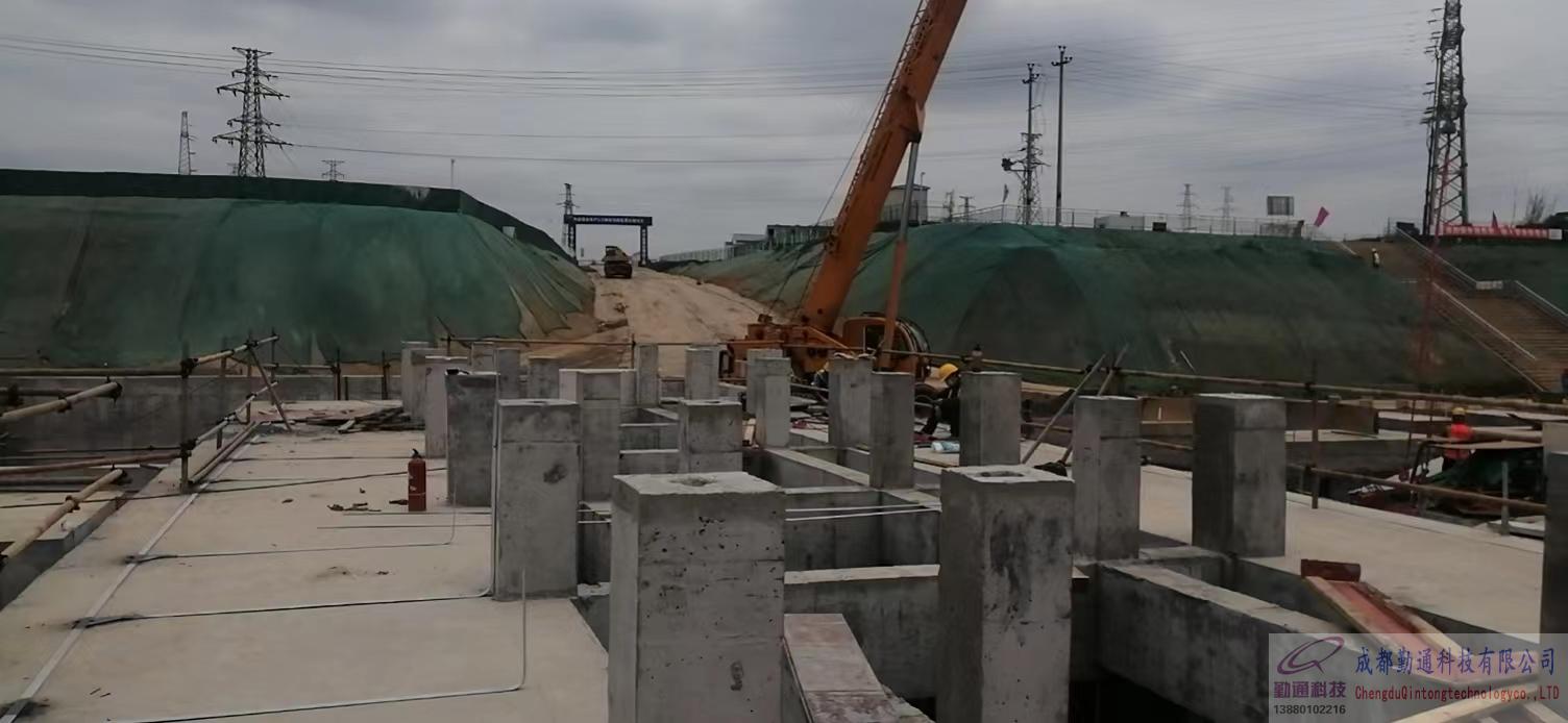 宜賓橫流塔基礎測驗現場