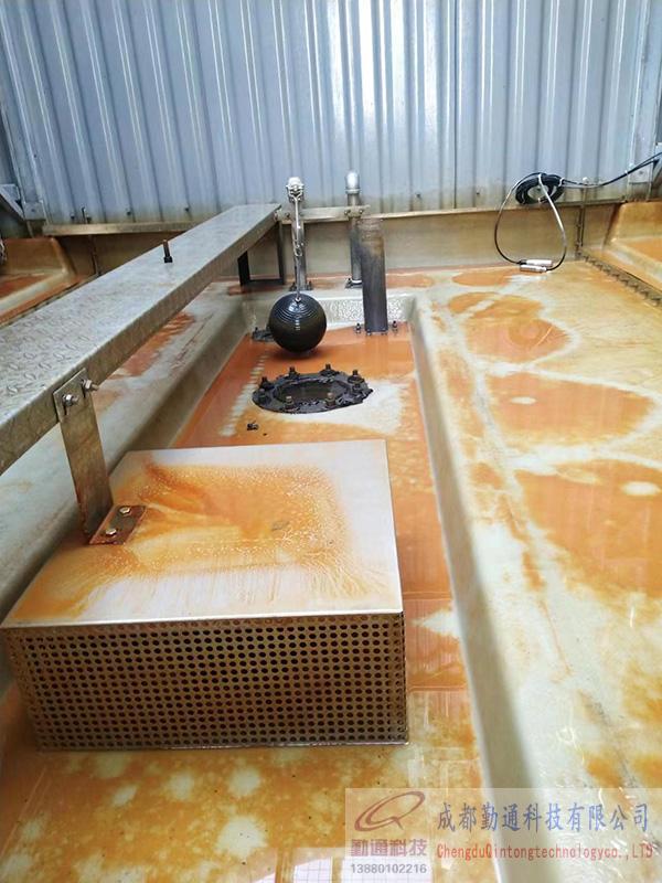 四川天府機場冷卻塔調試現場